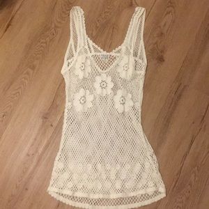 Free people intimates crochet dress size M